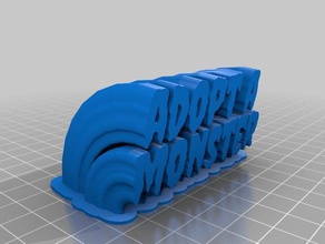 tracie adotar monstert office personalizado 3d print model - Mito3D