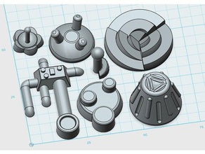 star wars legión edificio greebles 03 de juguete juego accesorios addon extra 3d print model - Mito3D
