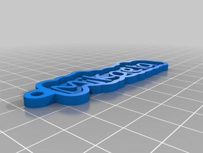 mika Schlüsselanhänger angepasst 3d print model - Mito3D