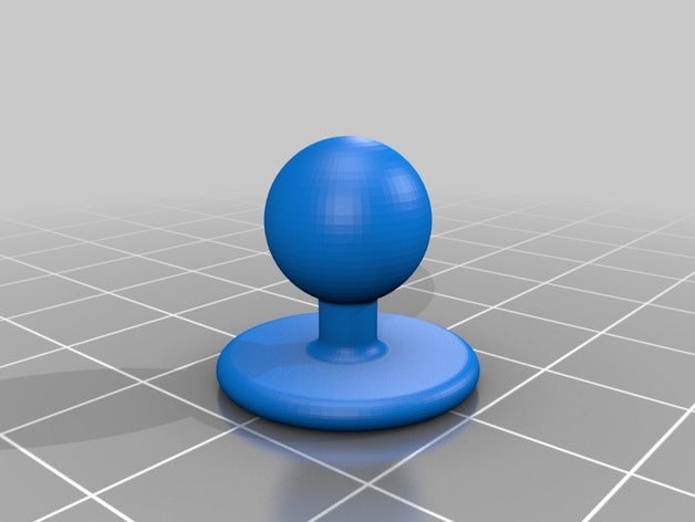 bottone cucina moda 3D print model - Mito3D