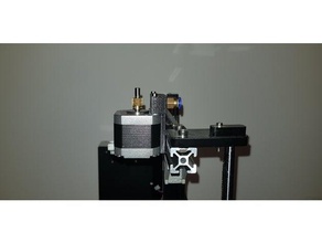 motor support extruder bowden 3d printer parts mount 3d print model - Mito3D