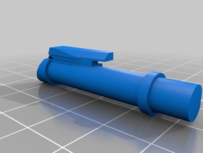 single bazooka peg 3d printing 3d print model - Mito3D
