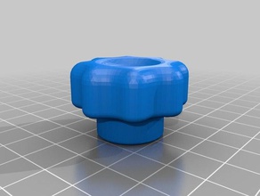 anet a6 control knob 3d printer parts 3d print model - Mito3D