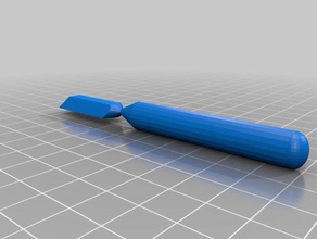 wood working chisel hand tools 3d print model - Mito3D