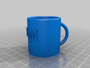 my customized parametric mug label 001 kitchen dining 3d print model - Mito3D