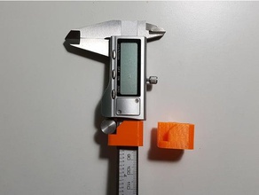 breve clip calibro titolare ultimaker 2 personalizzabili rack di stoccaggio fai da te 3d print model - Mito3D