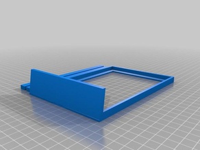 4x6 cadre vertical de fichier fixe ménage photo du stand 3d print model - Mito3D