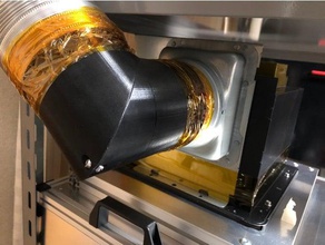 air-duct 100mm elbow 2 tools 3d print model - Mito3D