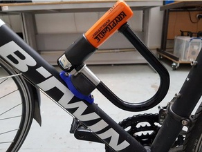 kryptonite ulock şişe mount adaptörü açık bahçe bisiklet monte edin kilidi dirsek montaj braketi 3d print model - Mito3D
