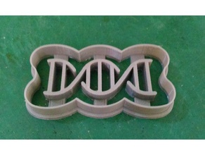 dna kurabiye kalıbı gıda iç 3d çerez kesiciler cookiecutter 3d print model - Mito3D