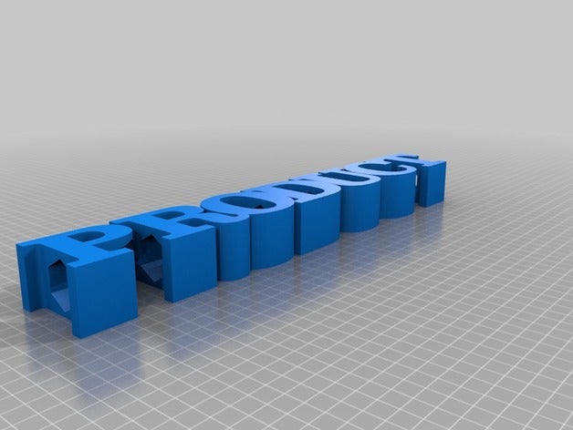 produto sinais e logotipos personalizado 3D print model - Mito3D