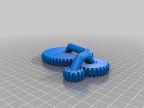 my customized simple involute gear openscad library 3d printing tests 3d print model - Mito3D