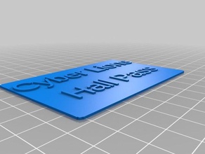 cyber lion pass signs logos customized 3d print model - Mito3D