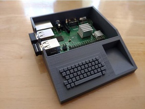 ti994a pi box l'elettronica raspberry caso custodia ti-99 ti-994a 3d print model - Mito3D