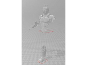 batman arkham knight armatura completa in 3d il modello di stampa 3d print model - Mito3D