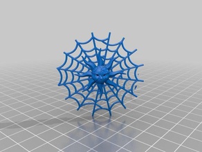 sol de teia aranha esculturas 3d print model - Mito3D