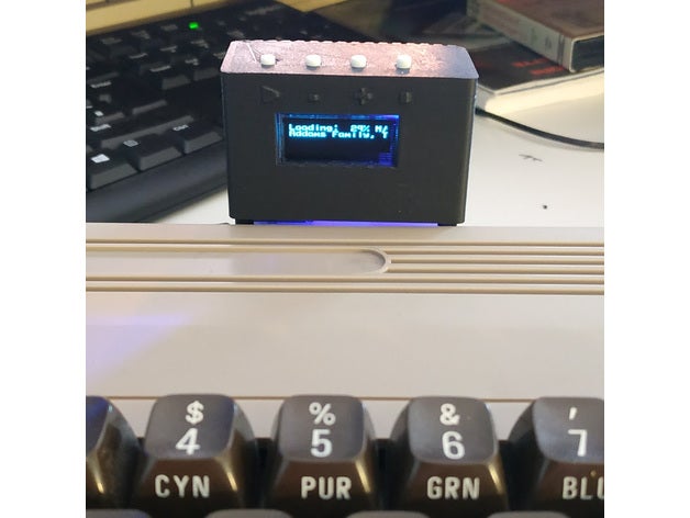 tapuino reloaded v4 caso computador c64 comodoro commodore 64 3D print model - Mito3D