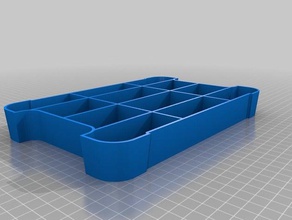 boite ecrou les conteneurs personnalisé 3d print model - Mito3D