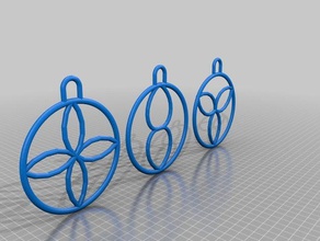 ciondoli spirale 2x 3x 4x moda 3d print model - Mito3D