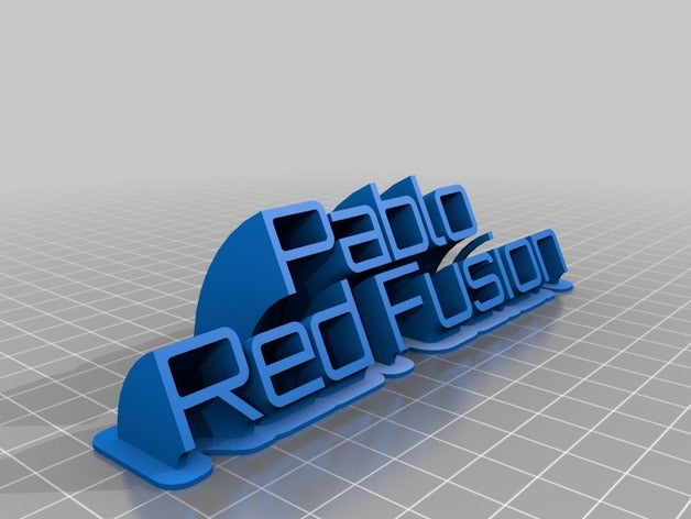 red de fusión la oficina personalizado 3D print model - Mito3D