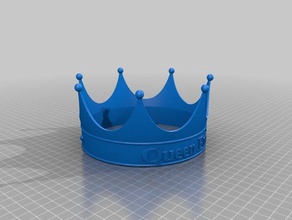 my customized cusotom crown queen emily costume 3d print model - Mito3D