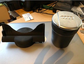 audi phone cup mount mobile 3d print model - Mito3D