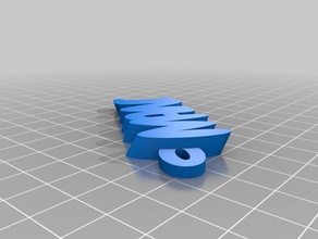 mani keychains customized 3d print model - Mito3D