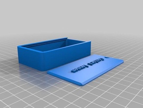 Kontaktlinse-box Container angepasst 3d print model - Mito3D