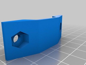 tronxy x3 slim cama llave 3d de la impresora partes eje 3d print model - Mito3D