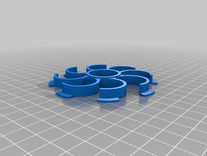 elástico de spool hub 75 diâmetro 3d a impressora os acessórios personalizado 3d print model - Mito3D