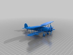 copy biplane expansion 3d printing 3d print model - Mito3D