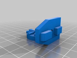 lcd mount 2020 slimmed 3d printer parts 3d print model - Mito3D