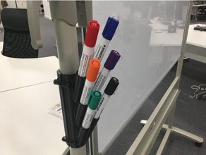 staedtler lumocolor pizarra lápiz de montaje la oficina marcador titular penmount sostenedor pluma tablero blanco 3d print model - Mito3D
