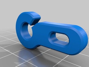 küçük dize kanca açık bahçe tutun hoop döngü ip kravat tinywhoop 3d print model - Mito3D