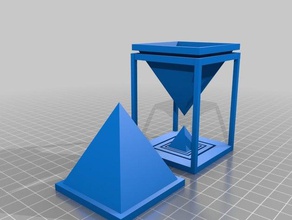 la pyramide de position boîte 3d l'impression 3d print model - Mito3D