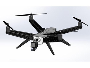 mircopter 3d stampabile drone quadcopter i veicoli il fai da te diydrone diydrones racing fpvracing controllo remoto video di gioco 3d print model - Mito3D