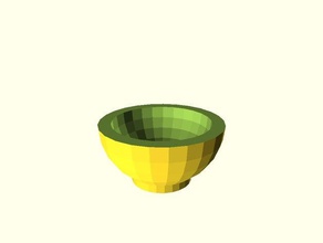 customizable bowl containers 3d print model - Mito3D