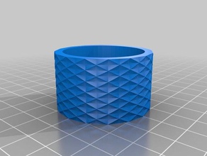 napkin ring her kitchen dining customized 3d print model - Mito3D