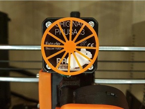 8mm centro criceto-powered estrusore visualizer 3d la stampante accessori vizualizer ruota di criceto 3d print model - Mito3D