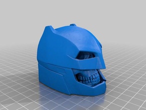 mec batman kafatası 3d baskı 3d print model - Mito3D