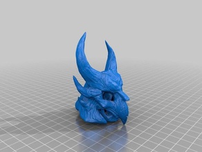skyrim cranio 3d stampa 3d print model - Mito3D