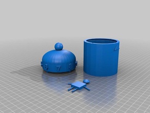 mini-safe 3d drucken 3d print model - Mito3D