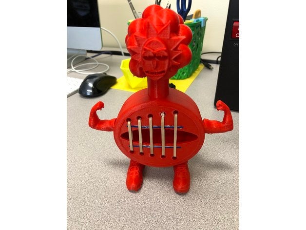 plumbus de la guitare mécanique jouets 3D print model - Mito3D