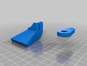 meine angepasste snap-fit-Gebläse duct 3d Drucker Teile 3d print model - Mito3D