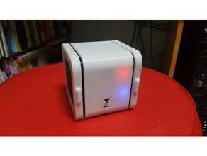 bluetooth cubo de altavoz audio 3d print model - Mito3D