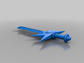 maple épée 3d de l'impression maplestory 3d print model - Mito3D