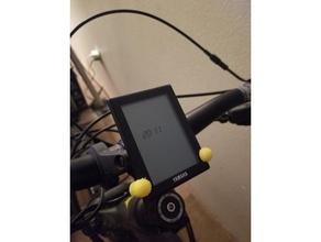 yamaha e-bike display monte trajectoryscad versione 3d la stampa openscad 3d print model - Mito3D