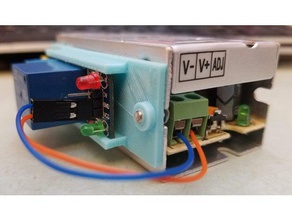 la fricción de montaje compacto módulo relé pequeñas pymes impresora 3d control potencia partes 3d print model - Mito3D