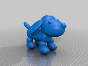 chien 3d l'impression 3d print model - Mito3D