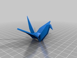 paper crane 3d printing 3d print model - Mito3D